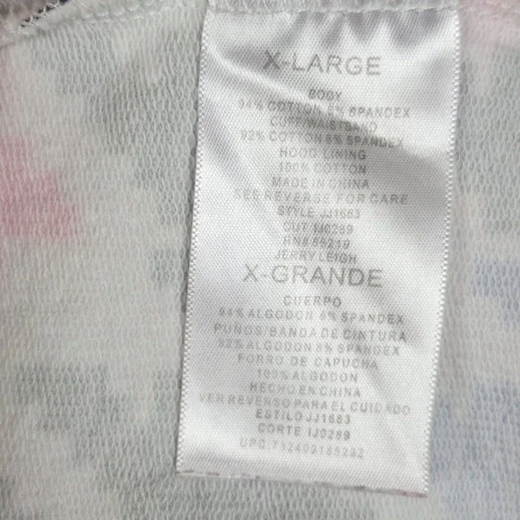 Vintage Abbey Dawn Avril Lavigne Hoodie XL Rainbow Houndstooth Y2K Punk Skater - Picture 8 of 10